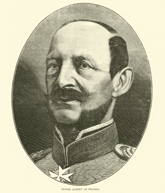Albert porosz herceg, 1870. október alkotó: English School