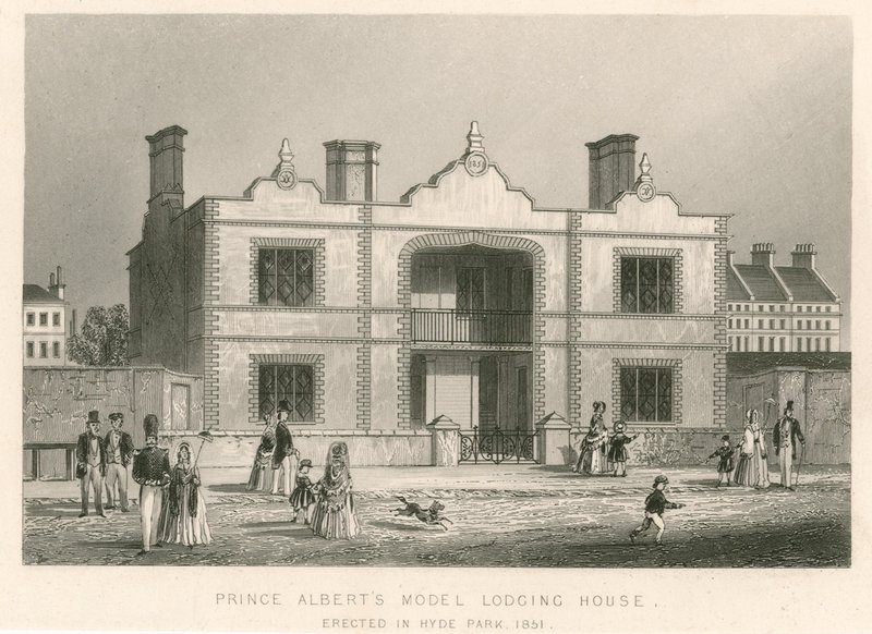 Prince Alberts Model Lodging House, Nagy kiállítás, 1851 alkotó: English School