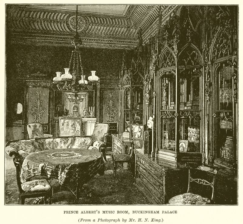 Prince Alberts Music Room, Buckingham-palota alkotó: English School