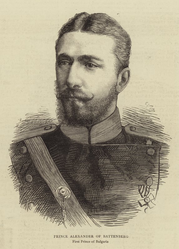 Sándor battenbergi herceg (metszet) alkotó: English School