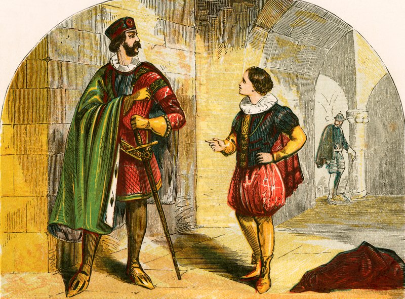 Arthur herceg nagybátyja koronáját követeli alkotó: English School