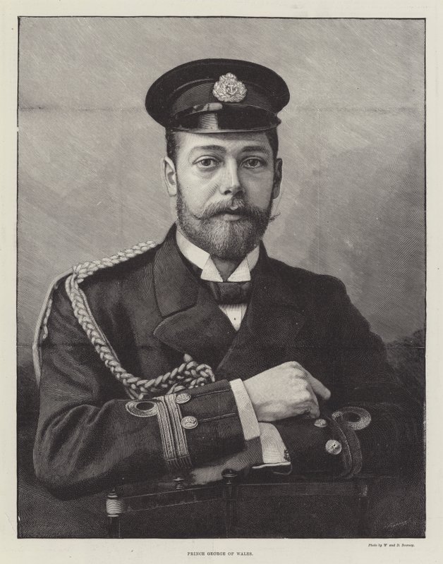 György walesi herceg (metszet) alkotó: English School