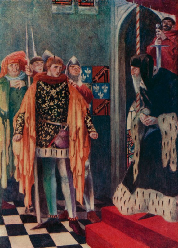 Henrik herceg és Gascoigne bíró alkotó: English School