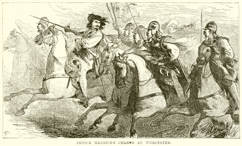 Maurices herceg vádja Worcesterben alkotó: English School