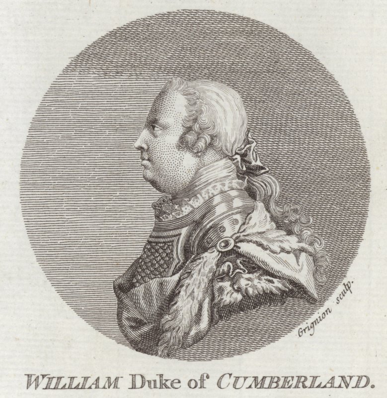 Vilmos herceg, Cumberland hercege alkotó: English School