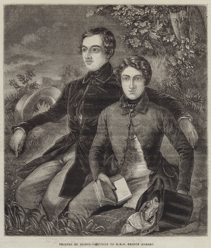 Baden hercegei, Albert herceg unokatestvérei (metszet) alkotó: English School