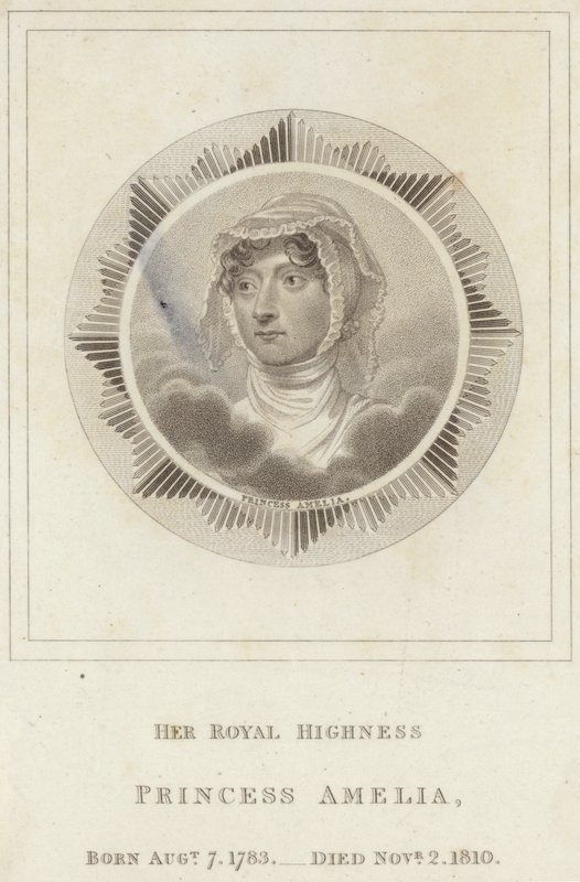 Amelia egyesült királyságbeli hercegnő alkotó: English School