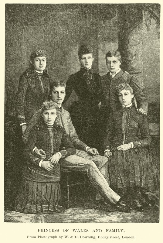 Walesi hercegnő és családja alkotó: English School