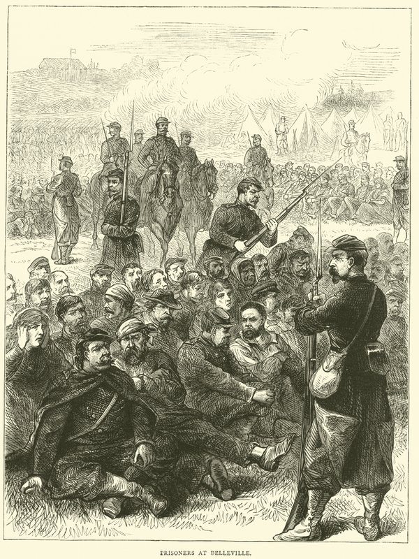 Foglyok Belleville-ben, 1871. május alkotó: English School