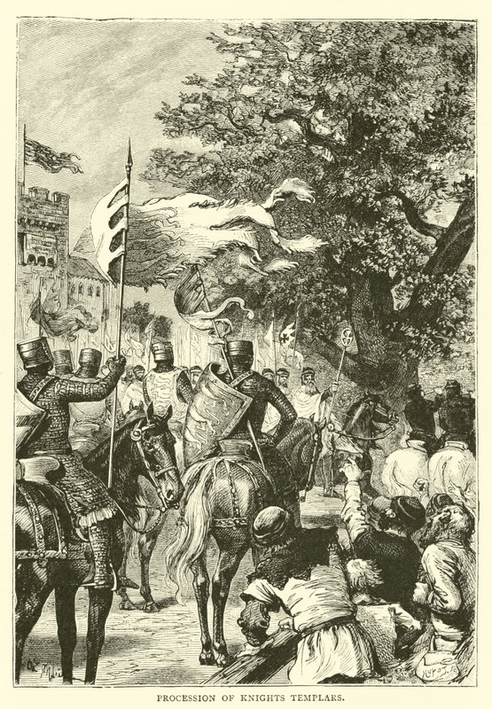 Templomos lovagok körmenete alkotó: English School