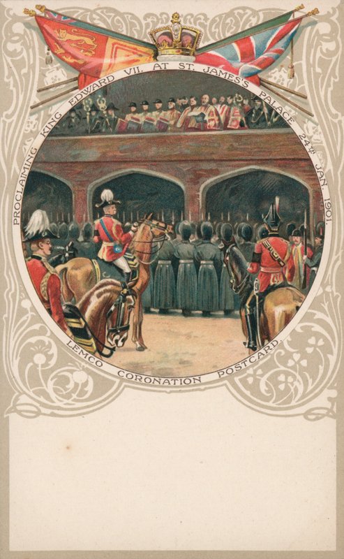 VII. Edward király kikiáltása a Szent Jakab-palotában, 1901. január 24-én alkotó: English School