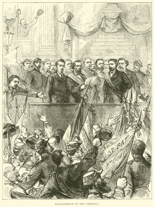 A kommün kiáltványa, 1871. márc alkotó: English School