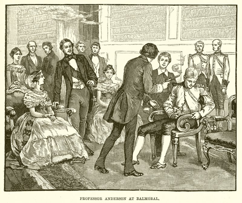 Anderson professzor a Balmoralban alkotó: English School