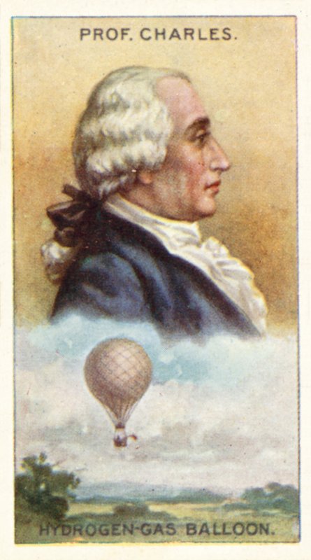 Charles professzor, Hidrogén-gáz ballon alkotó: English School