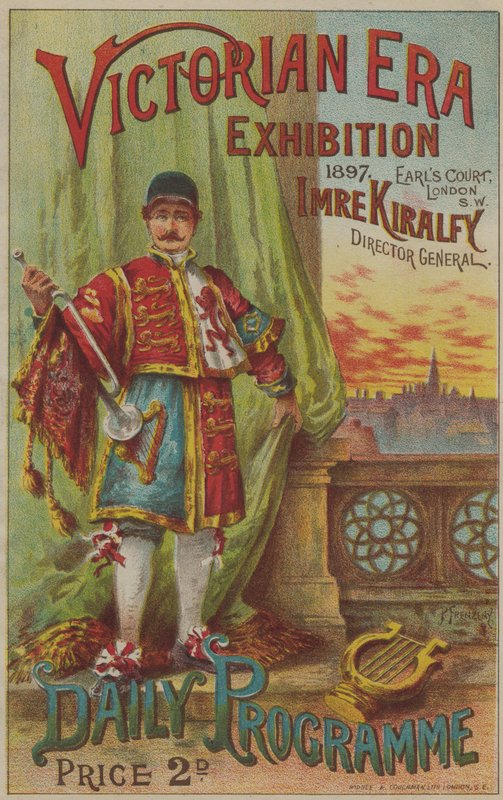 A Victorian Era Exhibition programja, 1897, Earls Court alkotó: English School