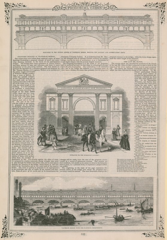 Javasolt változtatások a Waterloo hídon alkotó: English School