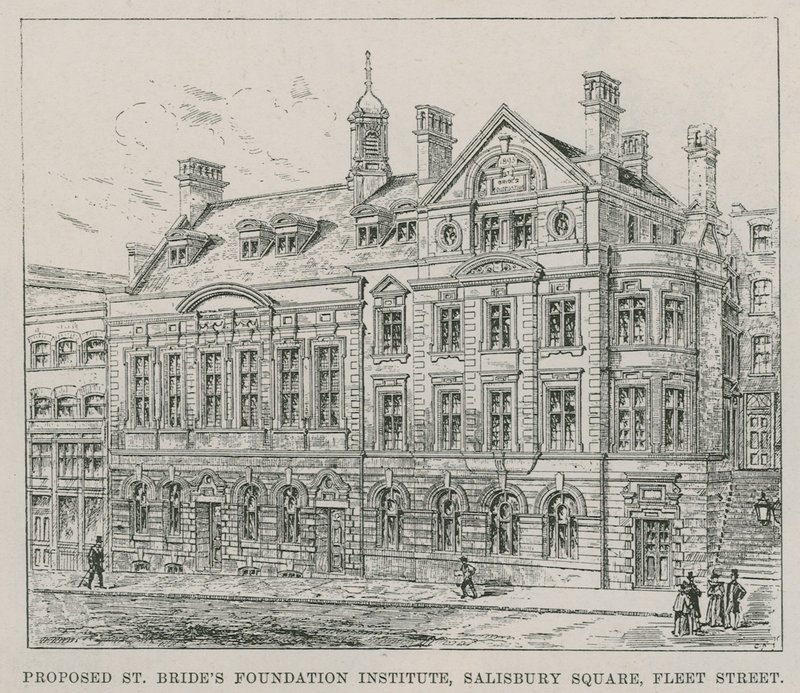 Javasolt St Brides Foundation Institute, Salisbury Square, Fleet Street alkotó: English School