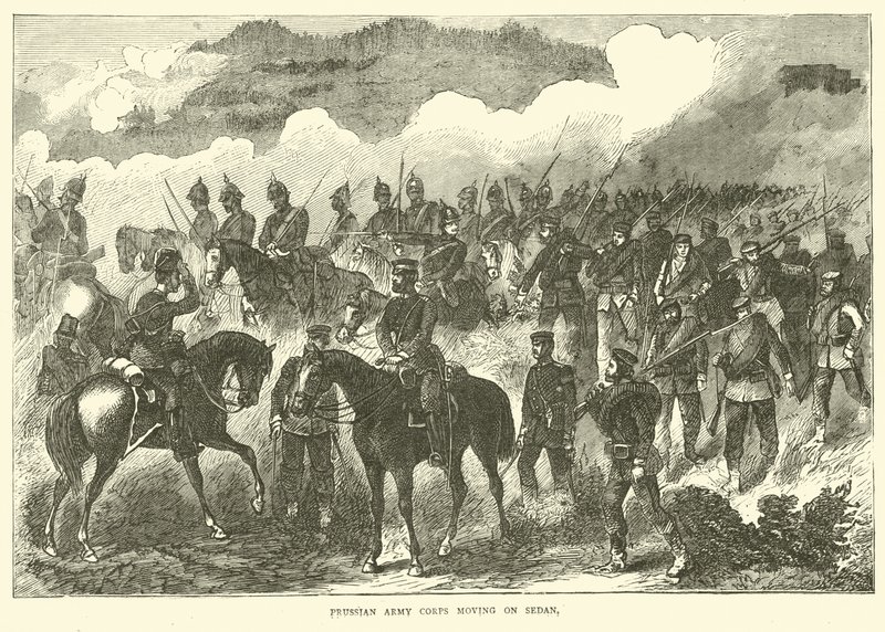 Porosz Hadtest a Sedanon, 1870. szeptember alkotó: English School
