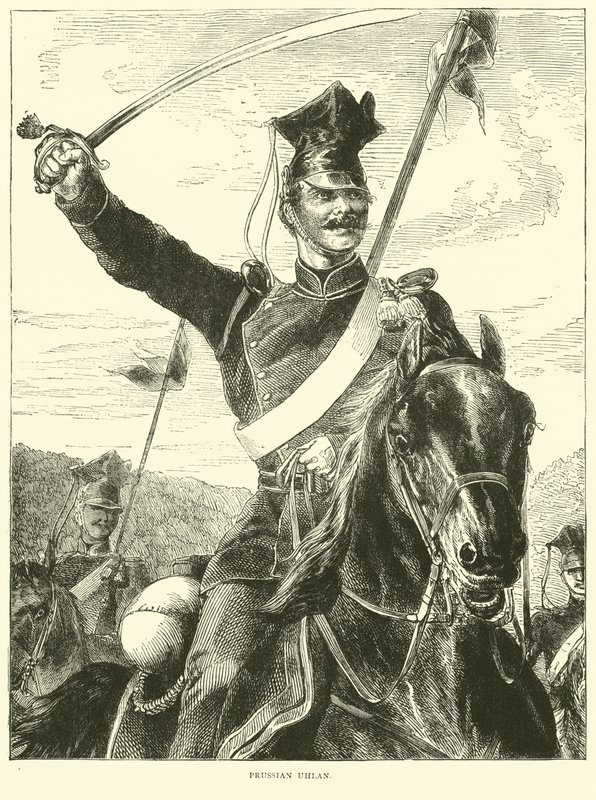 Porosz Uhlán, 1870. július alkotó: English School