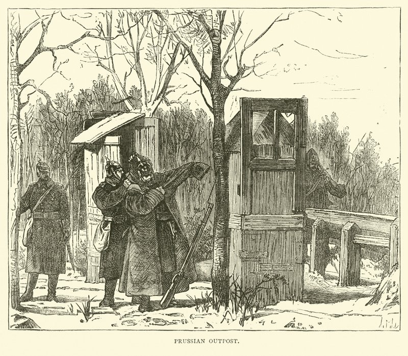 Porosz előőrs, 1870. szeptember alkotó: English School