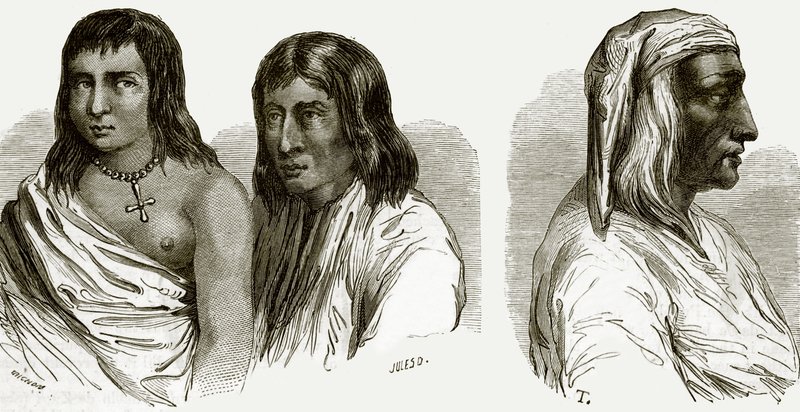 Pueblo vagy városlakó indiánok és Santo Domingo Alcalde alkotó: English School