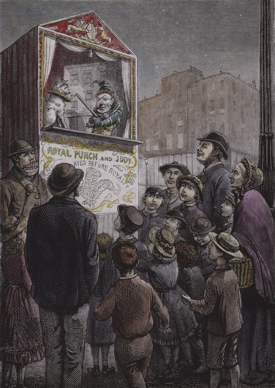 Punch és Judy show alkotó: English School