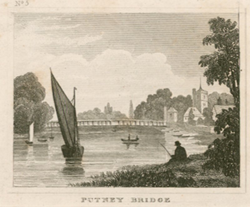 Putney Bridge, London alkotó: English School