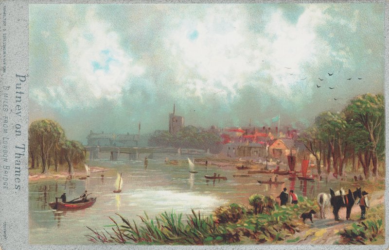 Putney a Temze folyón alkotó: English School