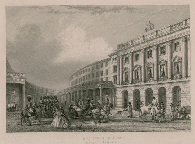 Quadrant, Regent Street, London alkotó: English School