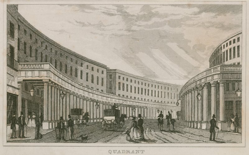 Quadrant, Regent Street, London alkotó: English School