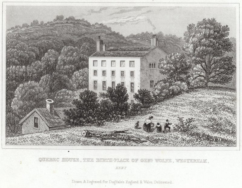 Quebec House, Wolfe tábornok szülőhelye Westerhamban alkotó: English School