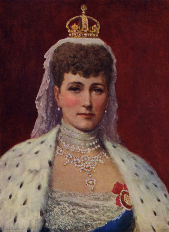 Alexandra királynő (színes litó) alkotó: English School