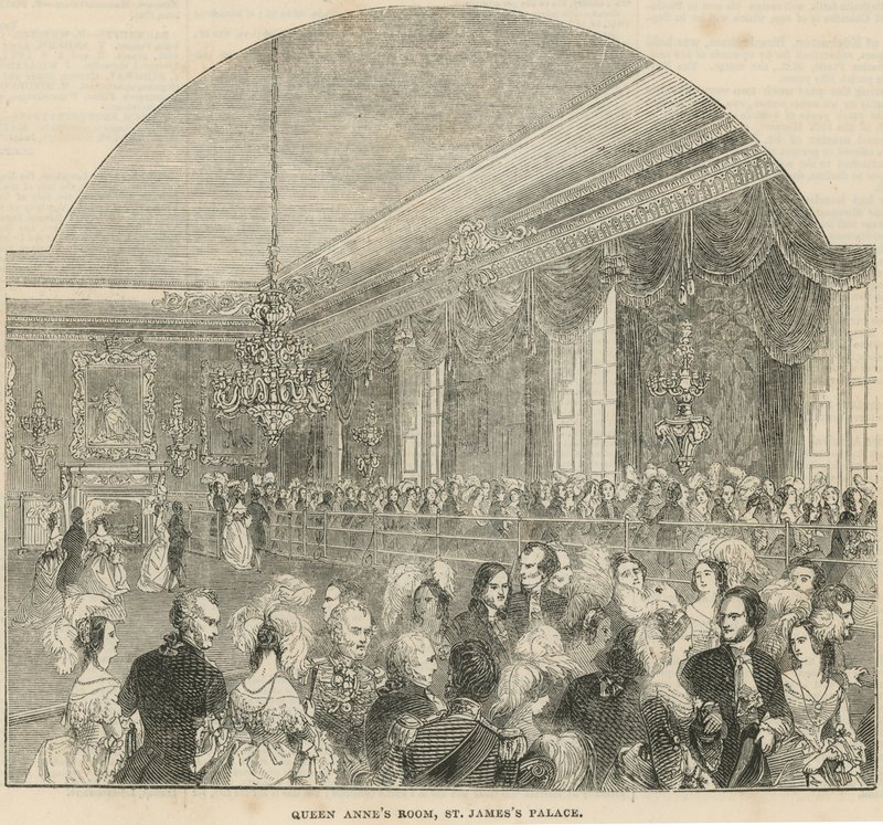 Anna királynő szobája a Szent Jakab-palotában alkotó: English School