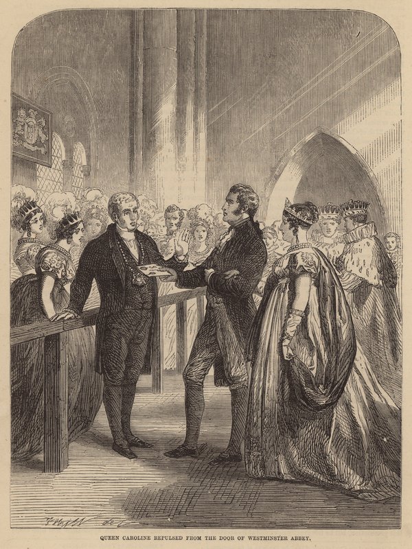 Caroline királynő eltaszította a Westminster Abbey ajtaját alkotó: English School