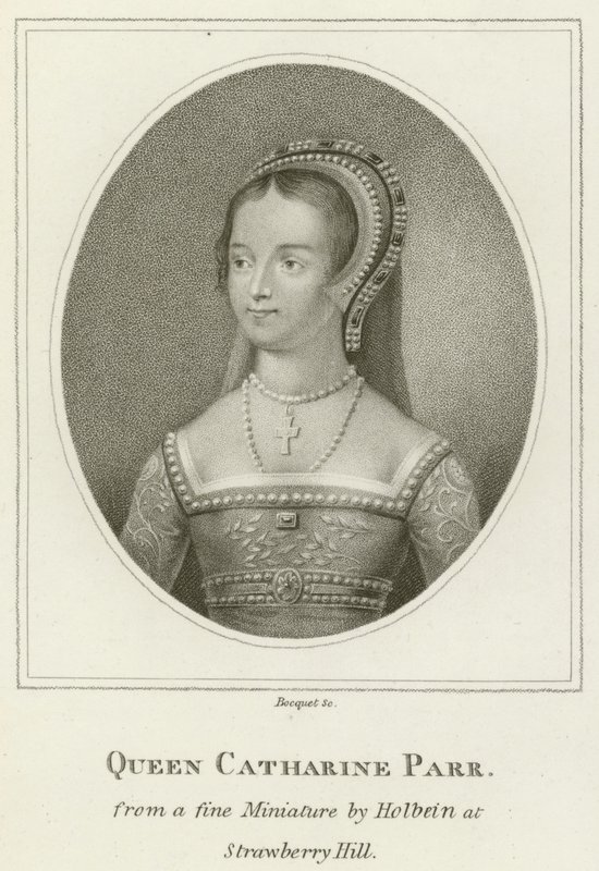 Catharine Parr királynő (metszet) alkotó: English School