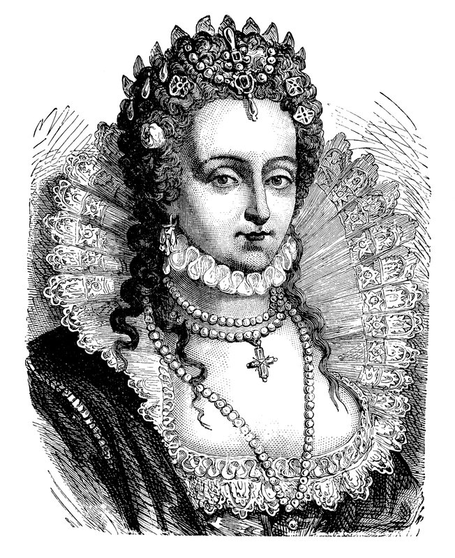 I. Erzsébet királynő (színes litó) alkotó: English School