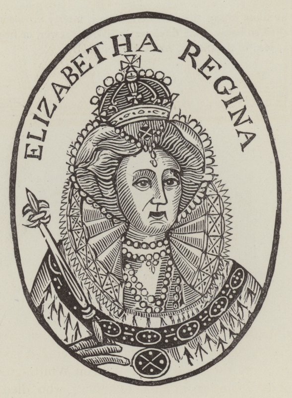 Erzsébet királynő (metszet) alkotó: English School