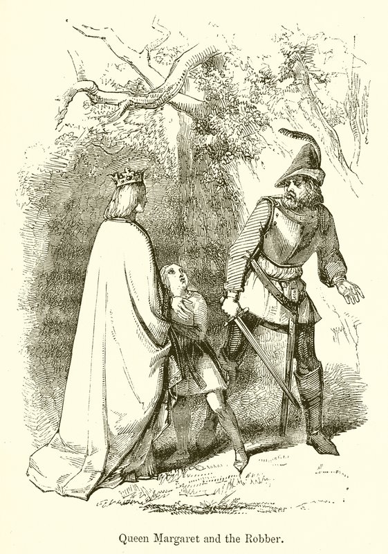 Margit királynő és a rabló alkotó: English School