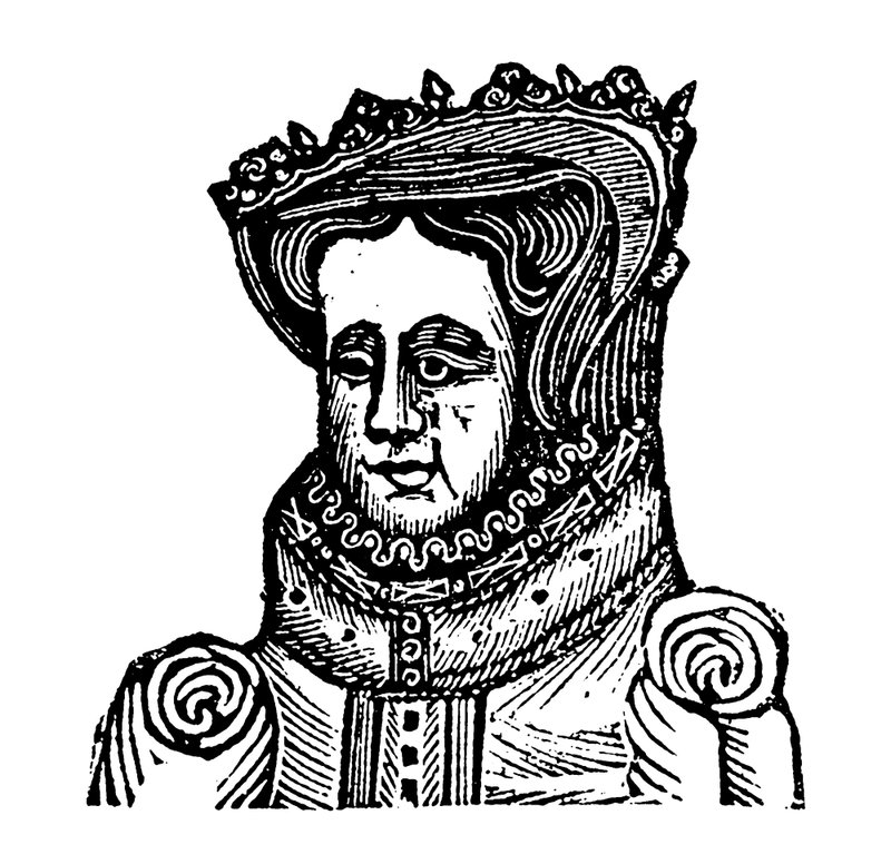 I. Mária királynő (fametszet) alkotó: English School