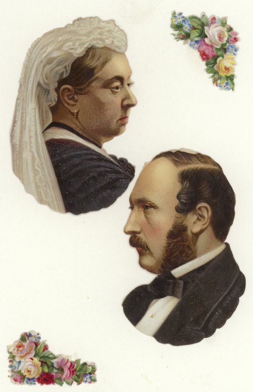 Viktória királynő és Albert herceg alkotó: English School