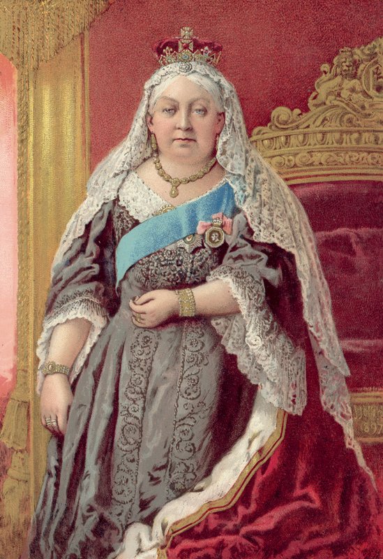 Viktória királynő gyémánt-jubileuma 1897, Őfelsége, a királynő alkotó: English School