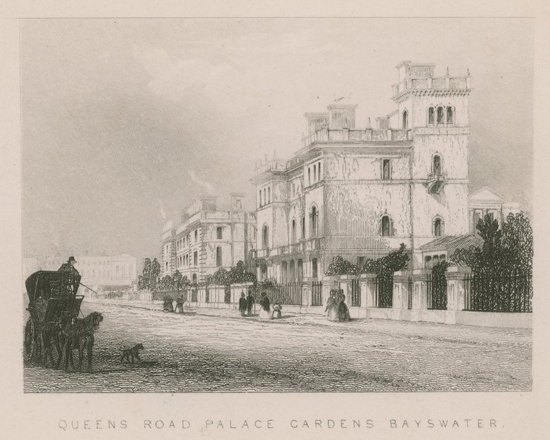 Queens Road Palace Gardens, Bayswater, London alkotó: English School