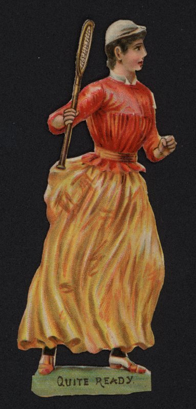 Teljesen kész, tenisz (chromolitho) alkotó: English School