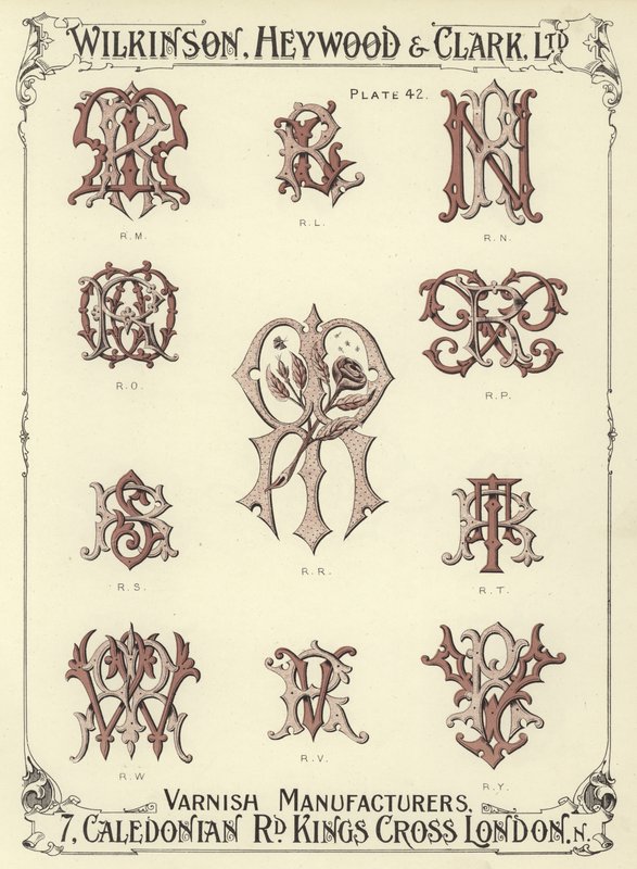 RM, RL, RN, RO, RR, RP, RS, RT, RW, RV, RY alkotó: English School