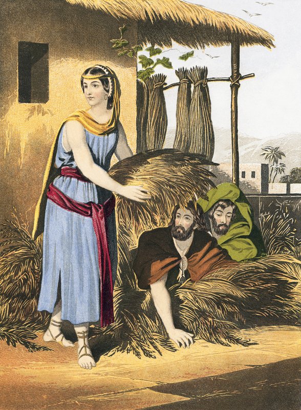 Rahab és a kémek alkotó: English School