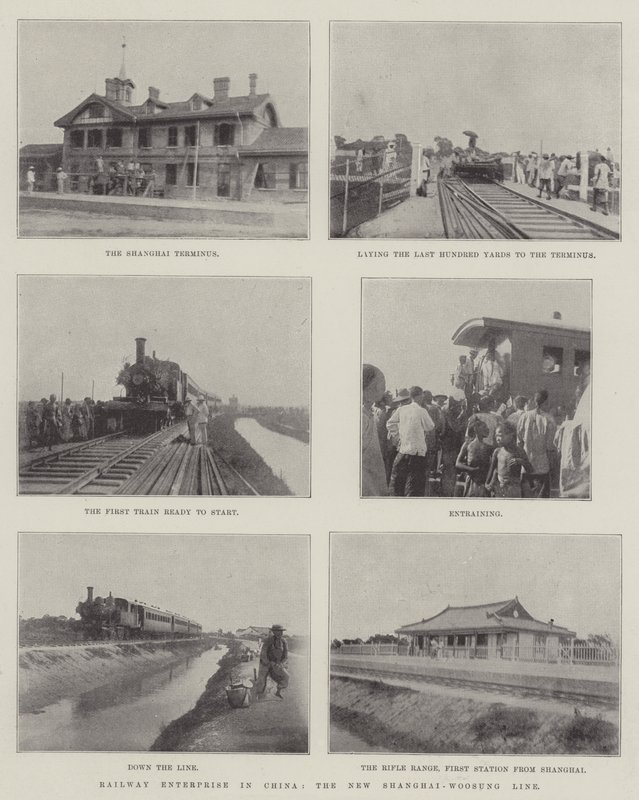 Railway Enterprise Kínában, az új Shanghai-Woosung vonal (metszet) alkotó: English School