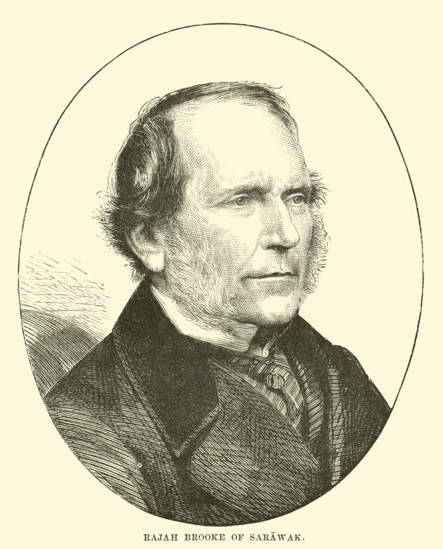 Rajah Brooke Sarawakból alkotó: English School