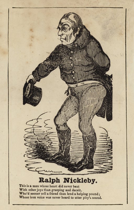 Ralph Nickleby a Nicholas Nicklebytől alkotó: English School
