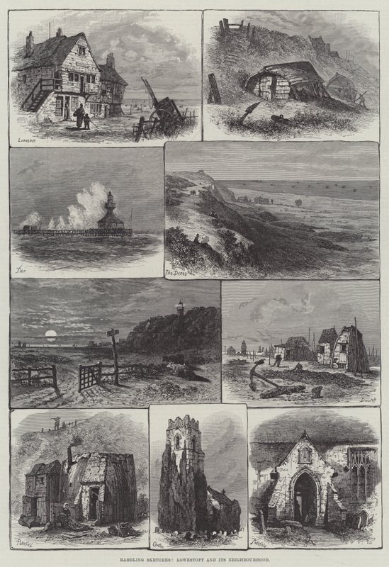 Zavargó vázlatok, Lowestoft és környéke (metszet) alkotó: English School