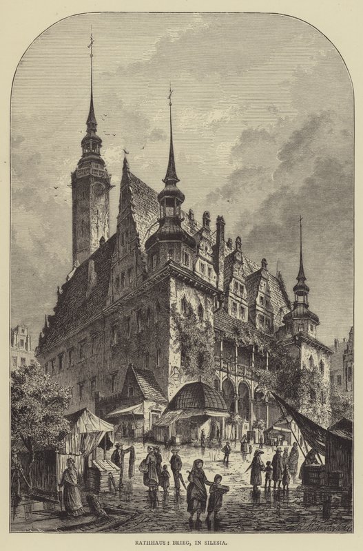 Rathaus, Röviden, Sziléziában (metszet) alkotó: English School